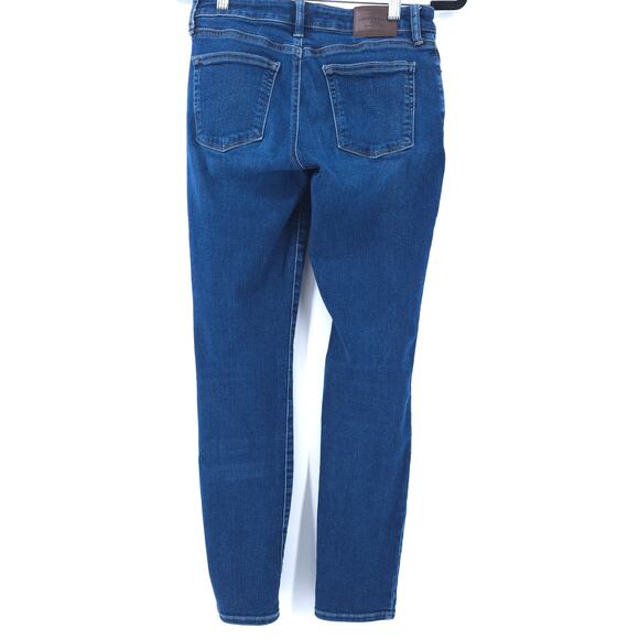 Lucky Brand Mid Rise Lolita Skinny Jeans Dark Wash 5 Pocket Whiskering 26 - Picture 11 of 14